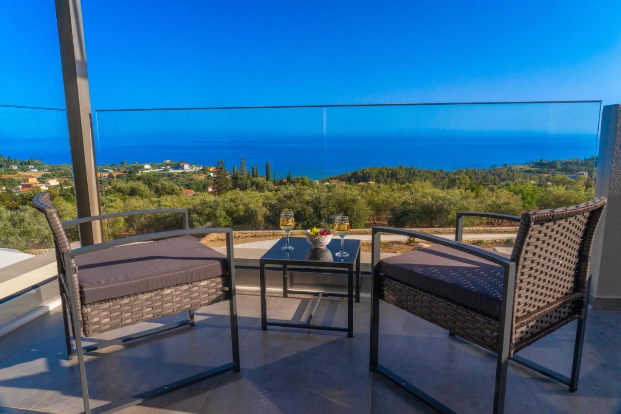 Villa Shades Of Blue Trapezaki  Buitenkant foto